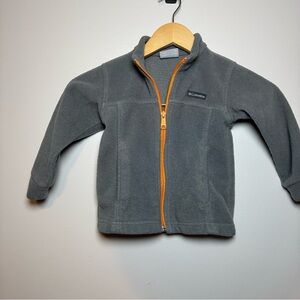 The Columbia Youth Steens Mt Fleece Jacket Size 3T Boys Full Zip Pockets Soft